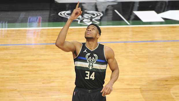 Milwaukee Bucks' Giannis Antetokounmpo